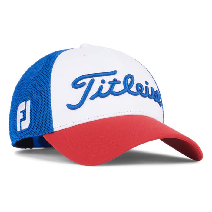 Titleist Tour Performance Mesh Hat (White/Royal/Red)