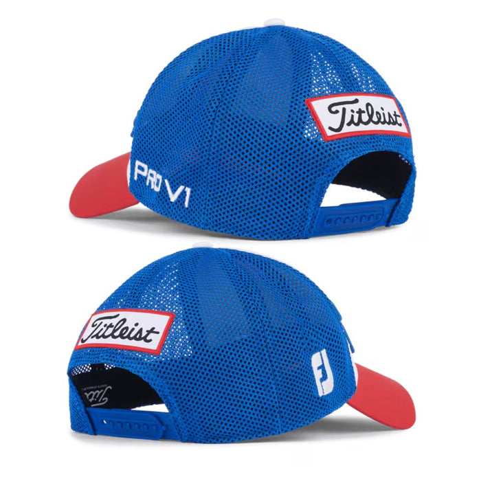 Titleist Tour Performance Mesh Hat (White/Royal/Red)