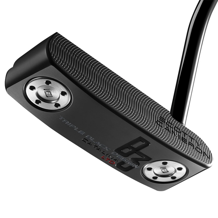 Brand New Scotty Cameron B3 Triple Black Design LTD Catalina – Tour Black PVD – Near Face-Balanced – Dual-Milled Face (7/26/24 Release)