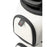 Close-up of the upper pocket and ghost logo tab on the Ghost Golf GT-14 cart bag in Oreo white/black