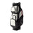 Ghost Golf GT-14 cart bag in Oreo white/black, front three-quarter view