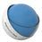 A blue oval-shaped device with a black band, shown partially inserted into or wrapped around a white dimpled golf ball. The golf ball features the text 'PRO VI' printed on it.