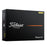Titleist Pro VI golf balls in a yellow color, shown in its black retail packaging box against a white background.