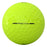 Side view of a High Optic Yellow Titleist Pro V1x golf ball showing the Pro V1x sidestamp