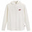 Front view of the Swannies Indiana Camden Golf Hoodie in Vintage-White with a maroon Indiana logo on the left chest