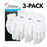 3-Pack Pearl Titleist Perma-Soft gloves, back view, in front of a retail package