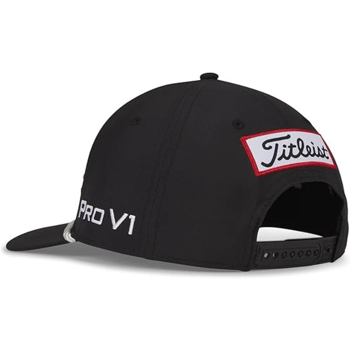 Titleist Tour Rope Flat Bill - Black/White