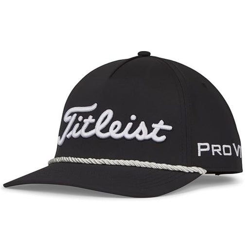 Titleist Tour Rope Flat Bill - Black/White