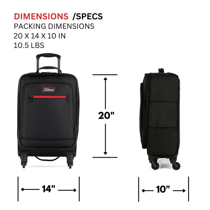 Titleist Players Spinner | Carry On Luggage Bag for Golfers On the Go