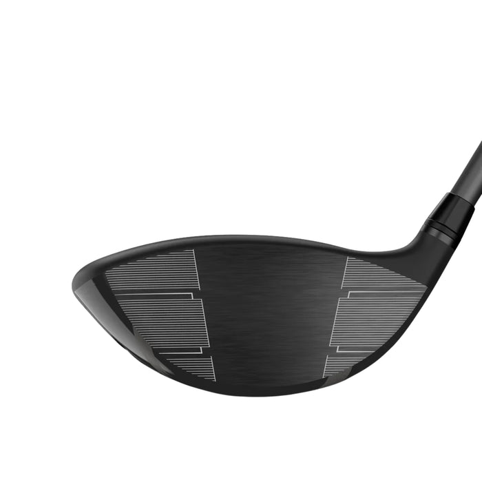 Face-on view at address of the Wilson DYNAPWR Max+ driver, black face and hosel
