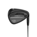 Wilson Infinite Wedge 56/12, back view of the black cavity with TPU FEEL and INFINITE badges and shield logo
