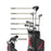 Wilson Profile set contents chart labeling driver, fairway, hybrid, irons 6-SW, putter, stand bag and headcovers