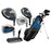 Wilson Profile JGI Junior Complete Set, Large in blue: driver, hybrid, long iron, wedge, putter and stand bag