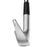 Toe view of the Wilson Staff Model XB 7-iron with the 7 stamp, FORGED marking and black toe plug
