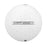 Side view of a white Wilson Staff Model X ball showing the STAFF MODEL X sidestamp between two lines