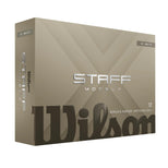Wilson Staff Model X Golf Balls in white, 12-ball box marked 12 | WHITE with World's Fastest Urethane Ball text